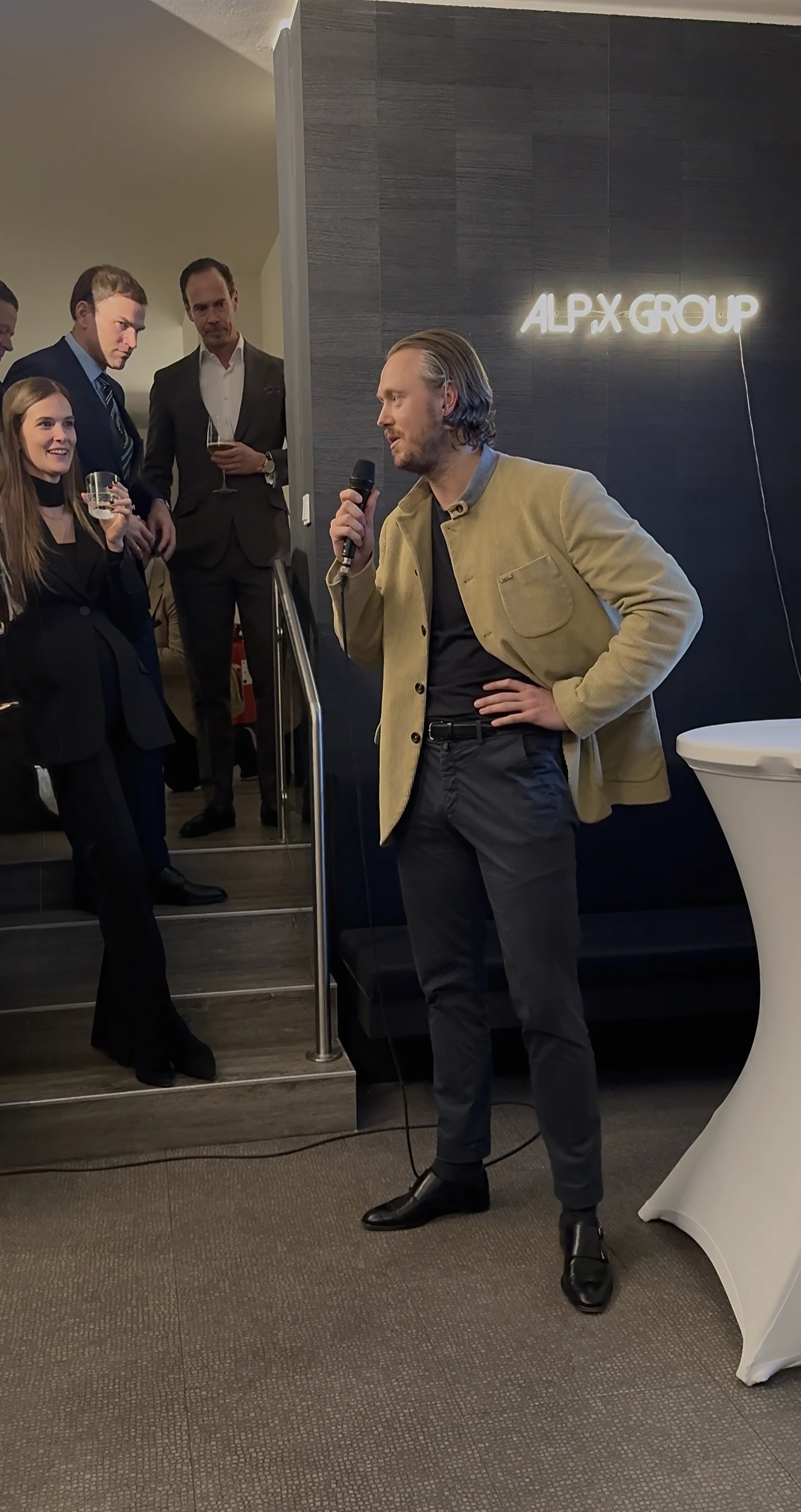 Address to guests at the ALP.X New Year event